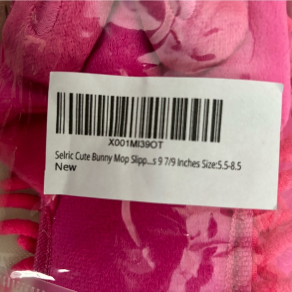 Two pairs of bunny mopping slippers - Picture 5 of 5